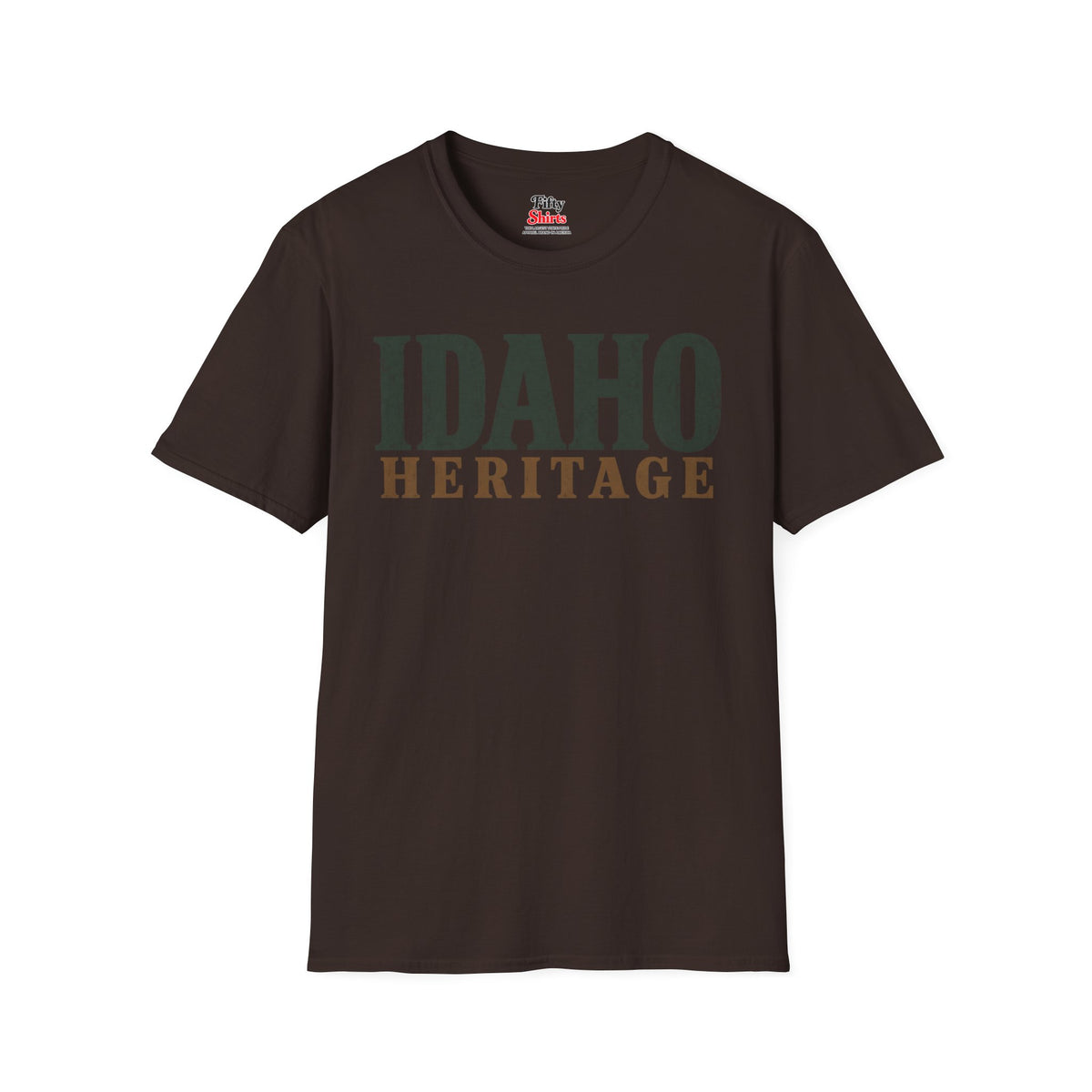 Idaho Heritage Unisex Softstyle T Shirt State Name Graphic Tee