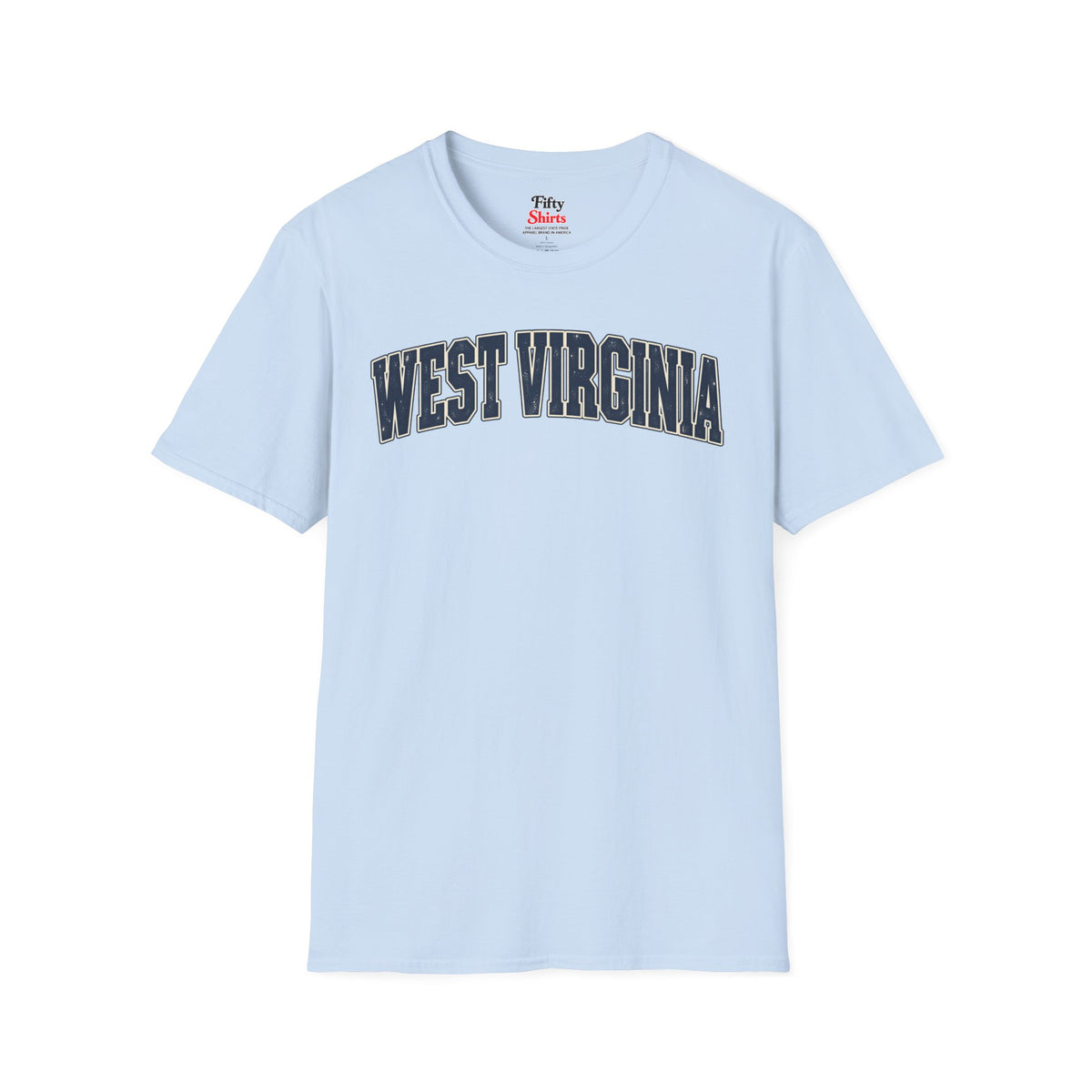 West Virginia Unisex Softstyle T Shirt State Name Graphic Tee