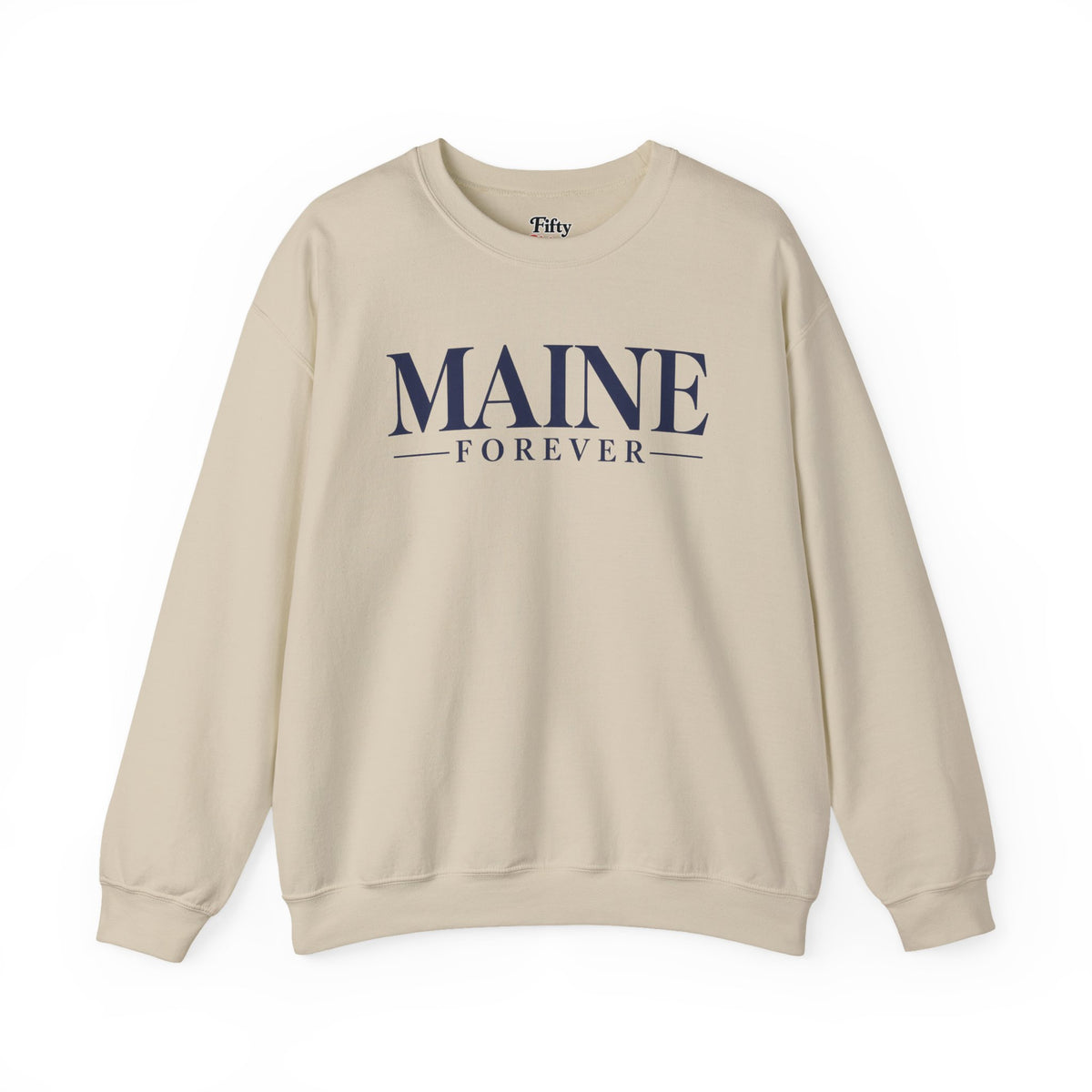 Maine Forever Unisex Crewneck Sweatshirt State Name Graphic
