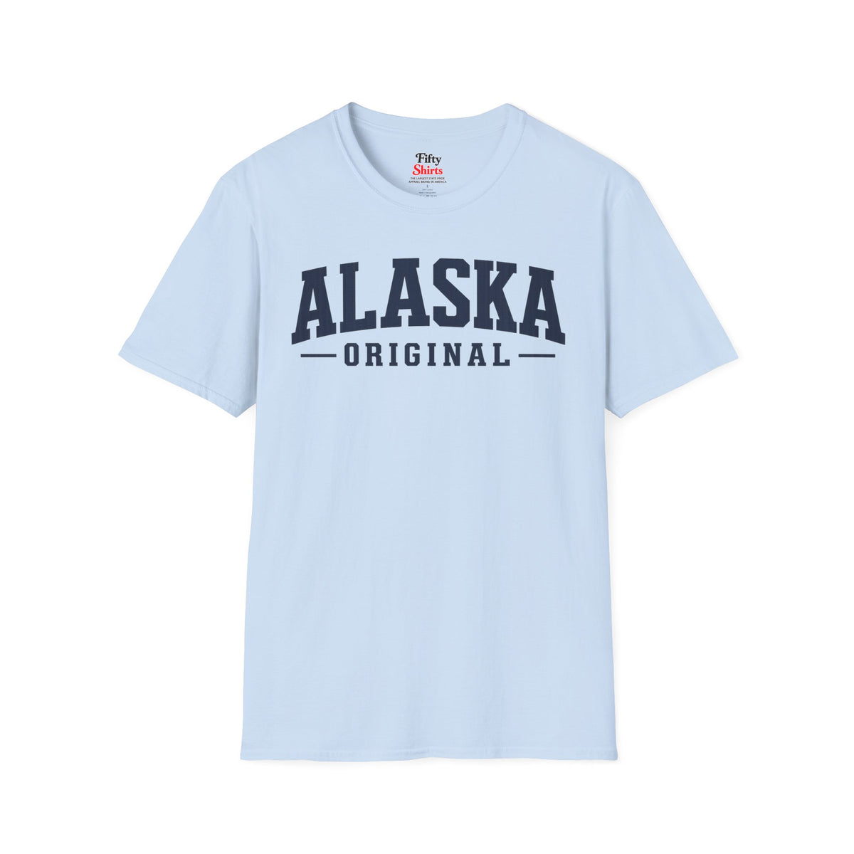 Alaska Original Unisex Softstyle T Shirt State Name Graphic Tee