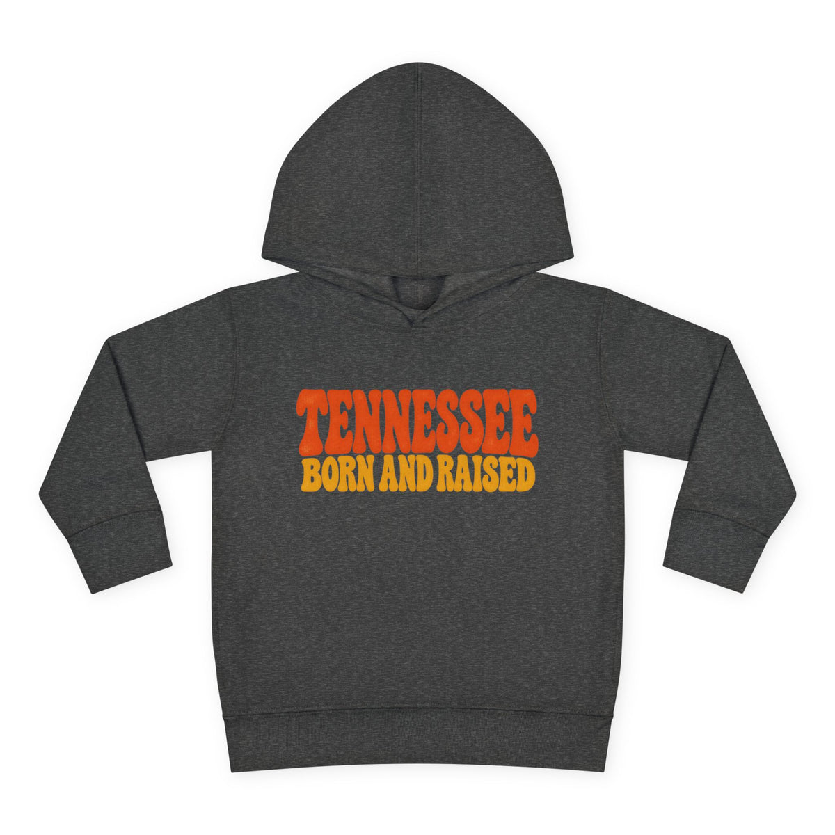 Tennessee Born and Raised Retro 1970s Unisex Toddler Pullover Fleece Hoodie