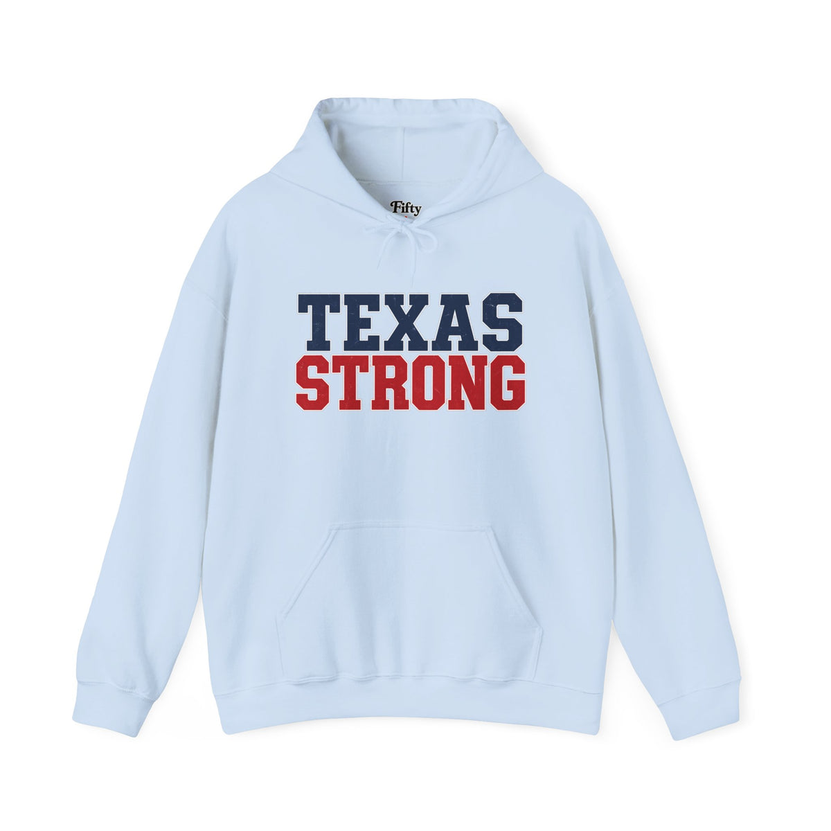 Texas Strong Unisex Hoodie State Name Graphic