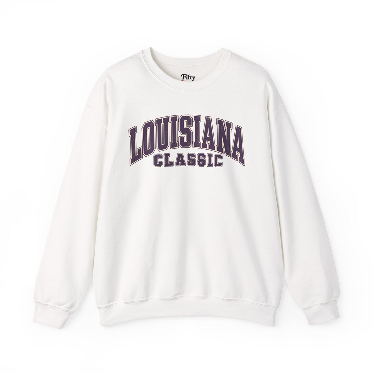Louisiana Classic Unisex Crewneck Sweatshirt State Name Graphic