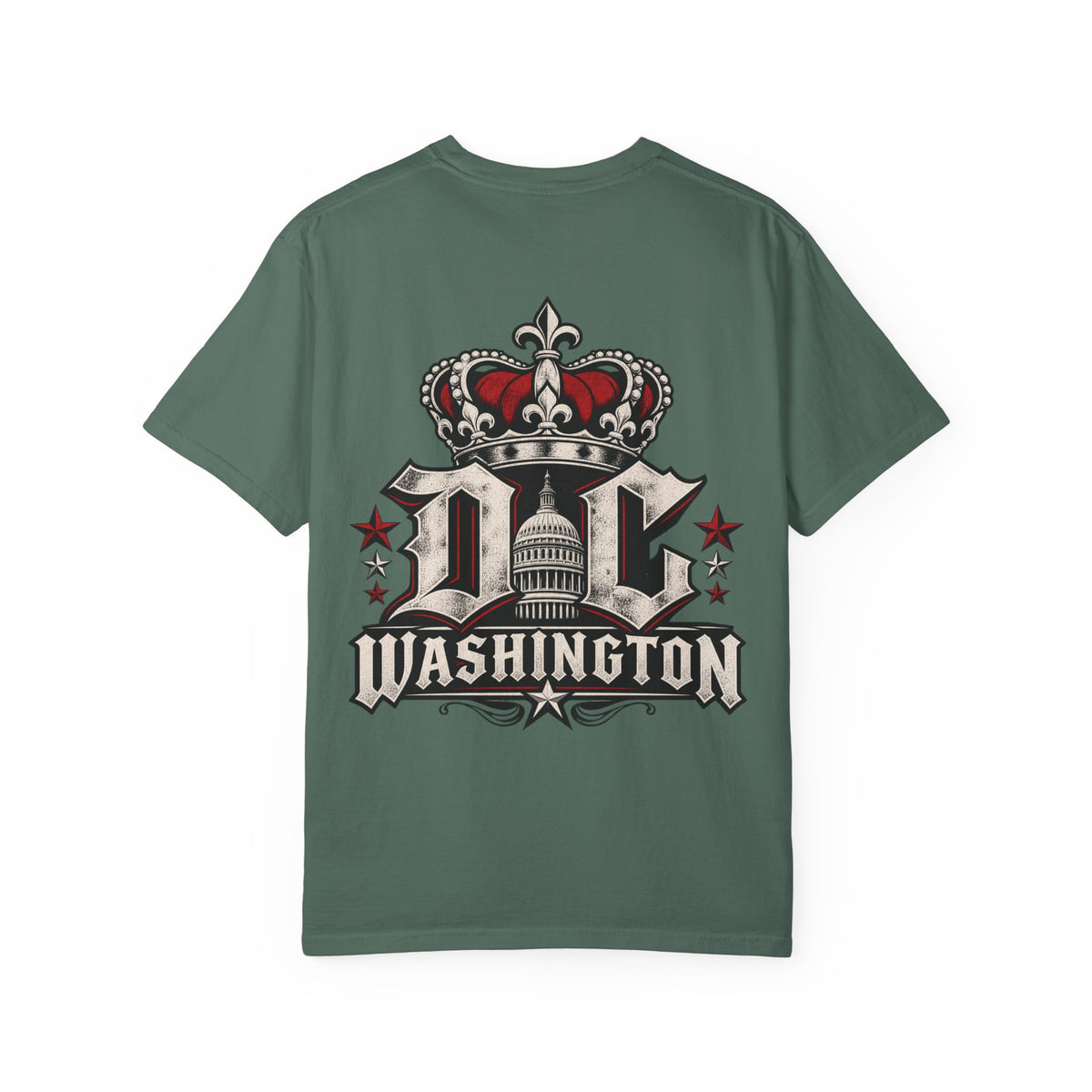 Washington DC Crown Unisex Comfort Color 1717 Streetwear Graphic Tee