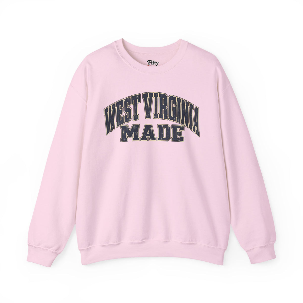 West Virginia Made Unisex Crewneck Sweatshirt State Name Graphic