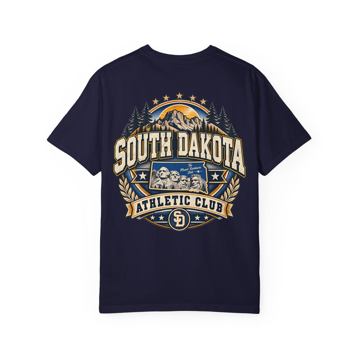 South Dakota Athletic Club Unisex Comfort Color 1717 Streetwear Graphic Tee