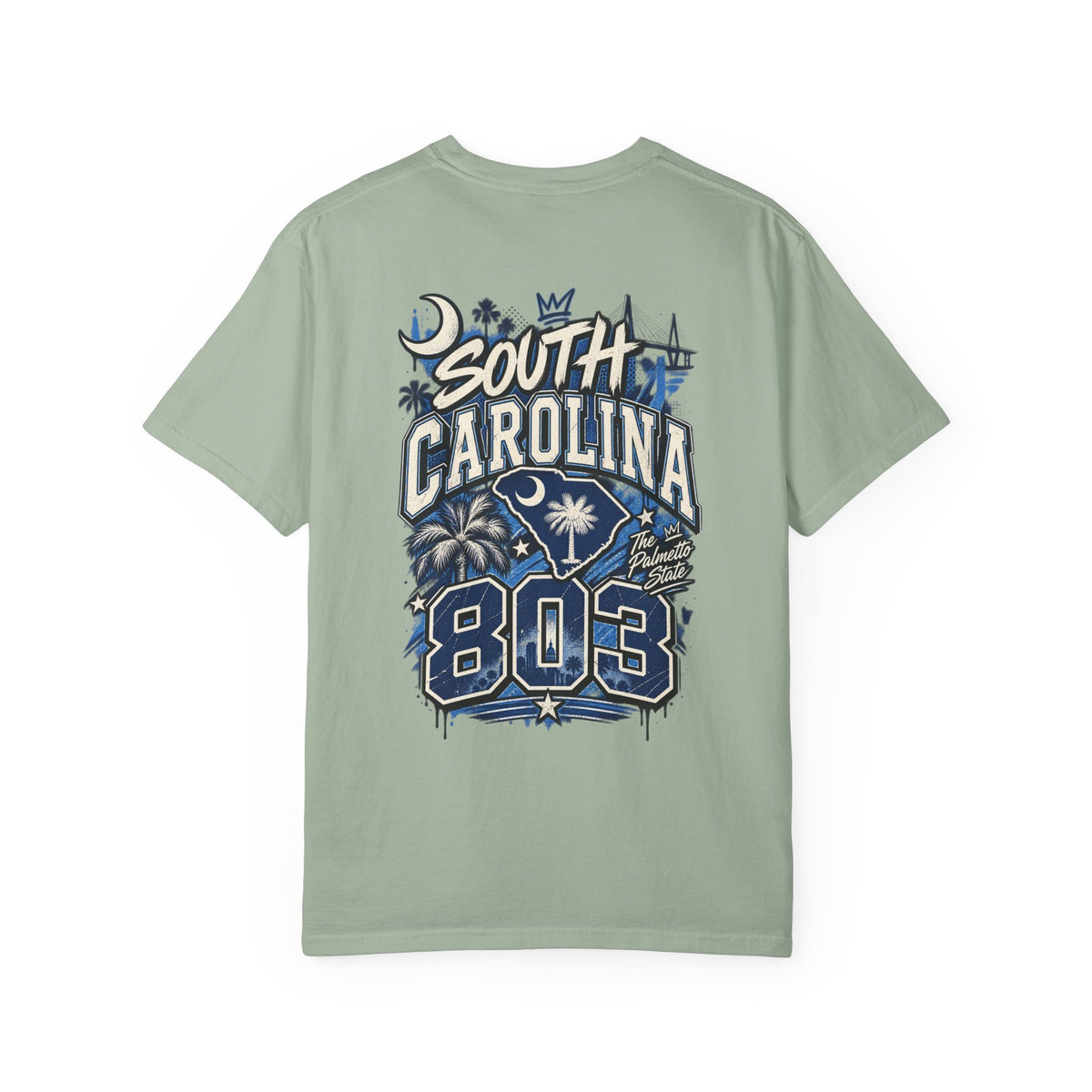 South Carolina 803 Unisex Comfort Color 1717 Streetwear Graphic Tee