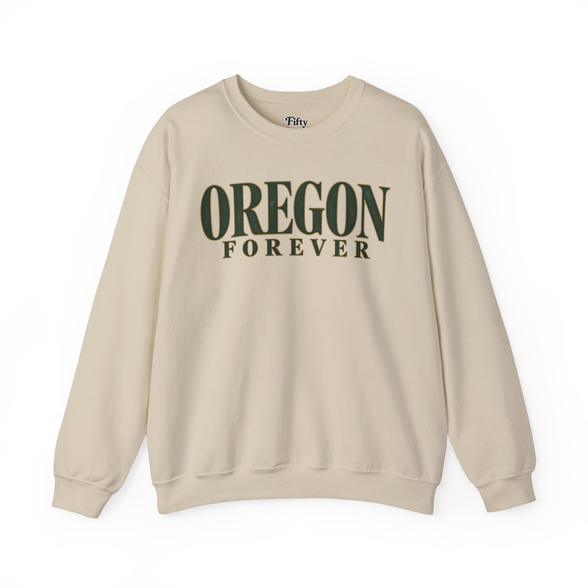 Oregon Forever Unisex Crewneck Sweatshirt State Name Graphic