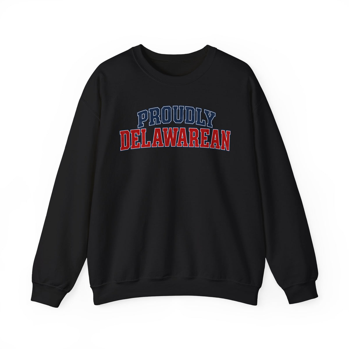 Proudly Delawarean Delaware Unisex Crewneck Sweatshirt State Name Graphic