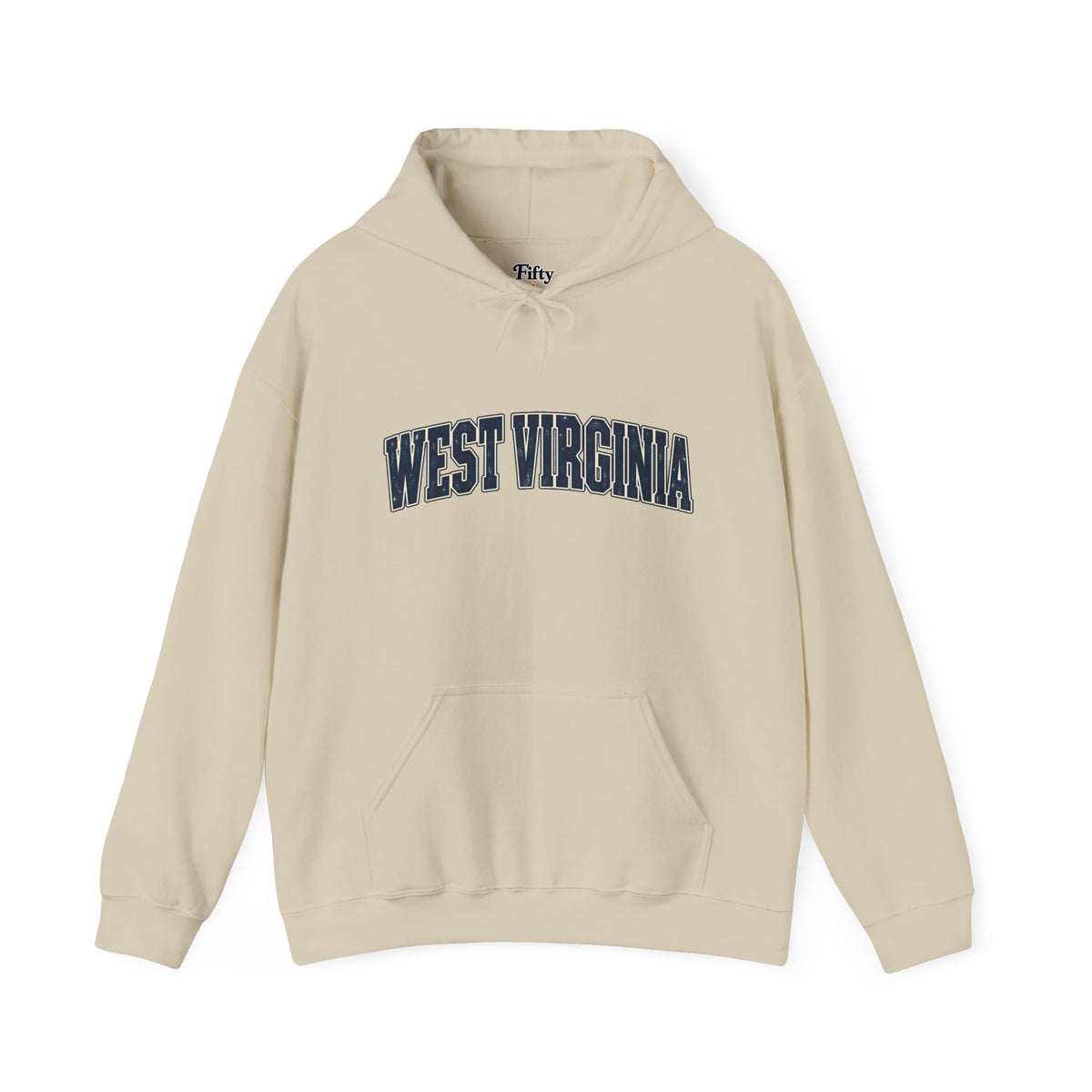 West Virginia Unisex Hoodie State Name Graphic