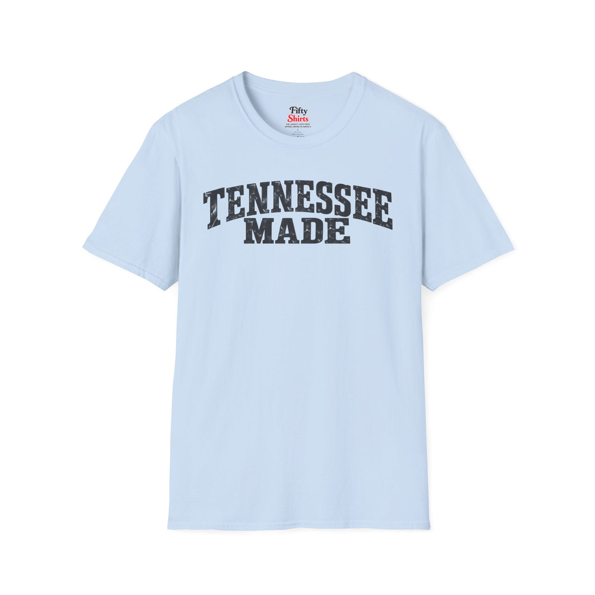 Tennessee Made Unisex Softstyle T Shirt State Name Graphic Tee