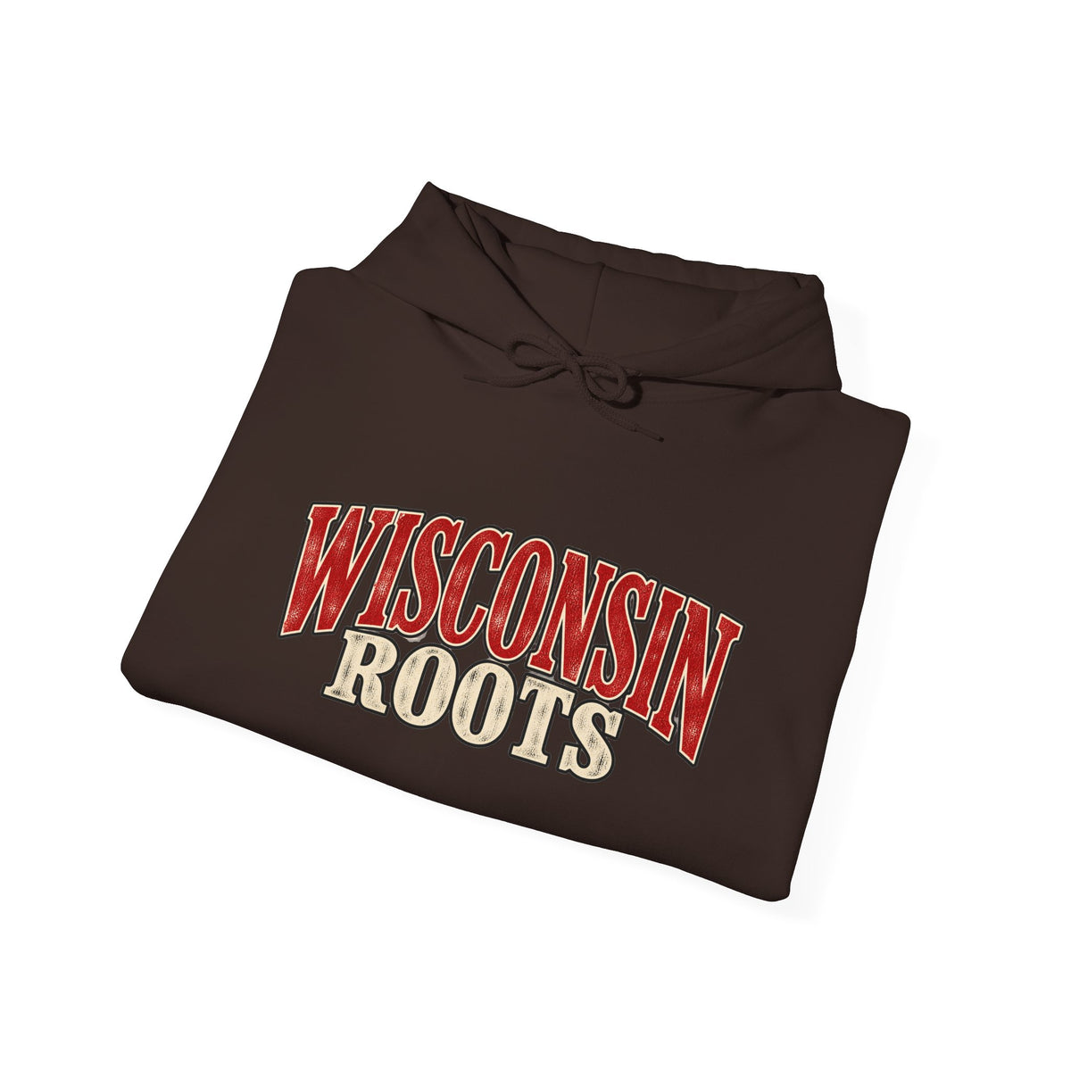 Wisconsin Roots Unisex Hoodie State Name Graphic