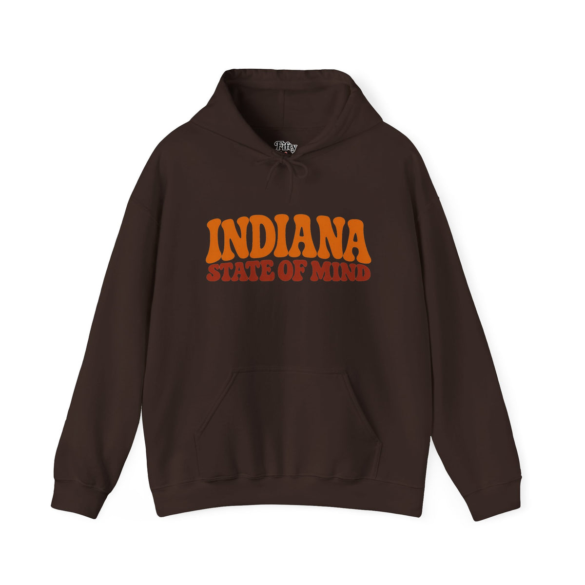 Indiana State of Mind Unisex Hoodie State Name Graphic