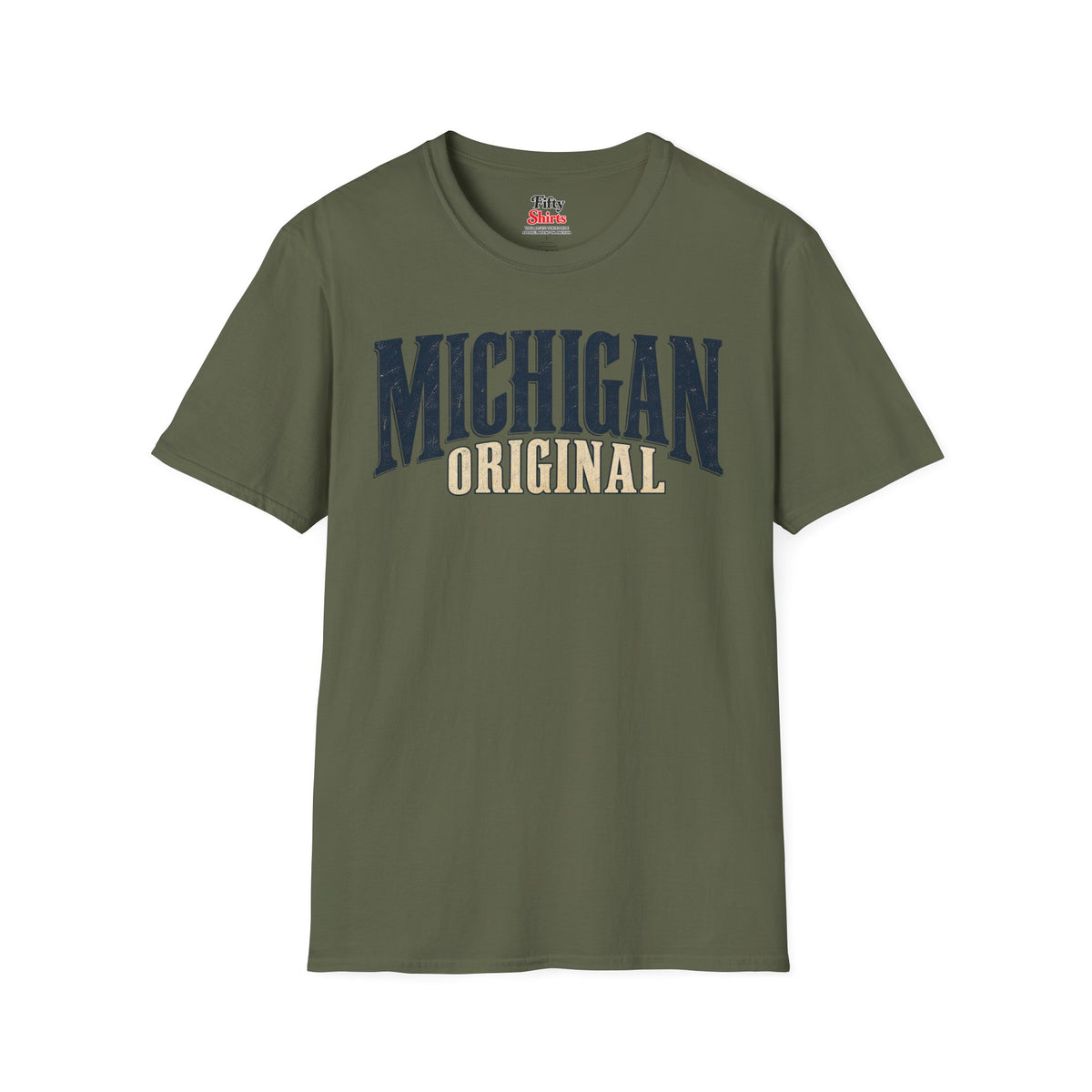 Michigan Original Unisex Softstyle T Shirt State Name Graphic Tee