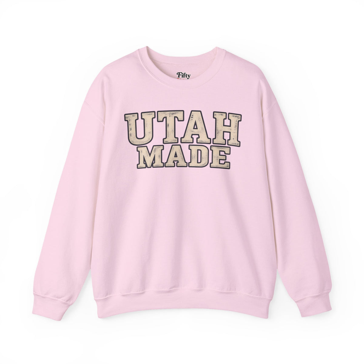 Utah Made Unisex Crewneck Sweatshirt State Name Graphic
