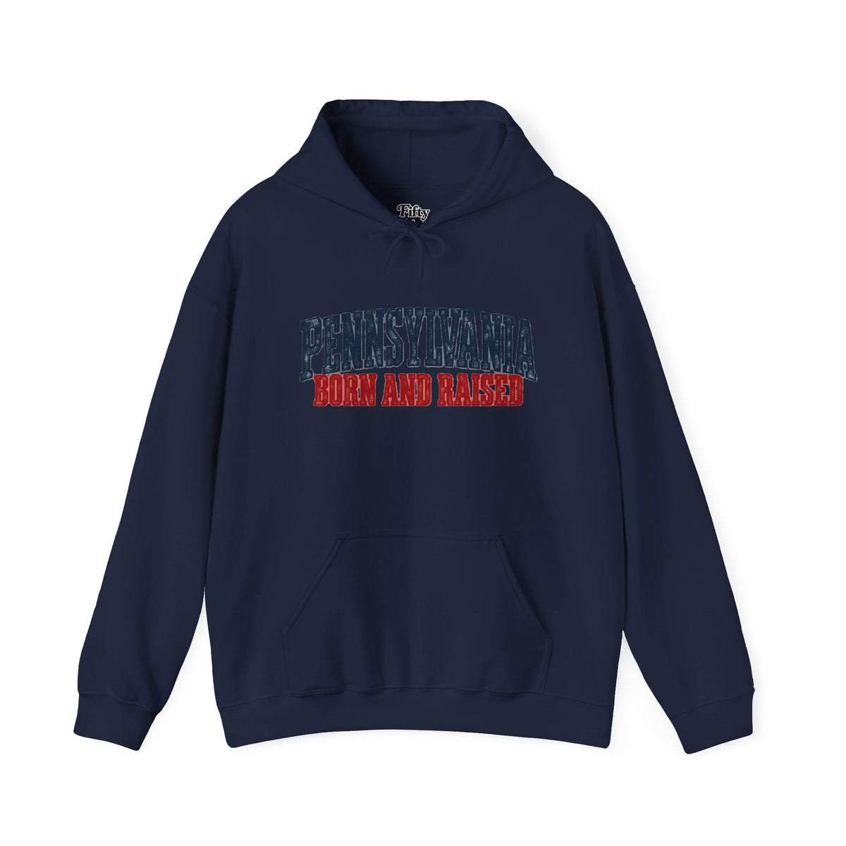 Pennsylvania Born and Raised Heritage Unisex Hoodie Graphic
