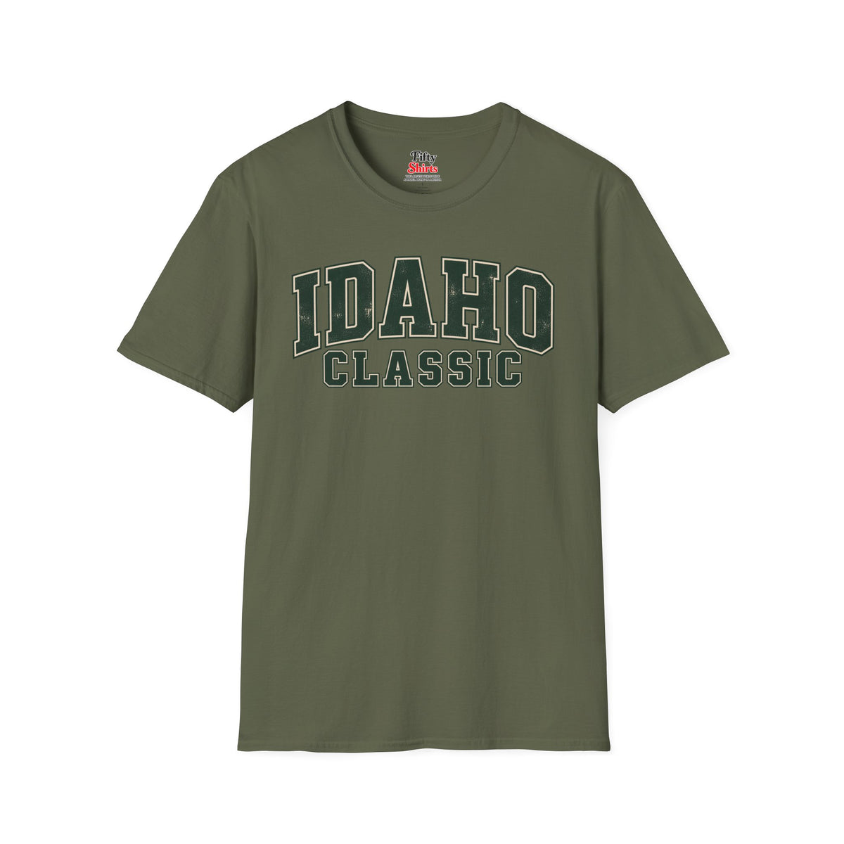 Idaho Classic Unisex Softstyle T Shirt State Name Graphic Tee