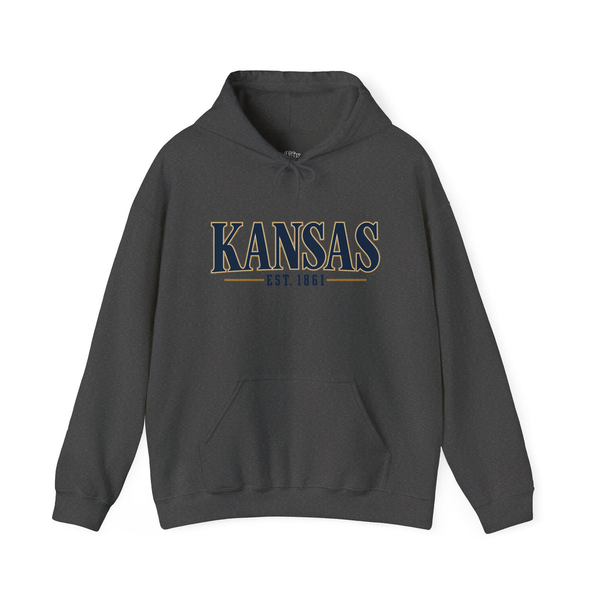 Kansas Est 1861 Unisex Hoodie State Name Graphic