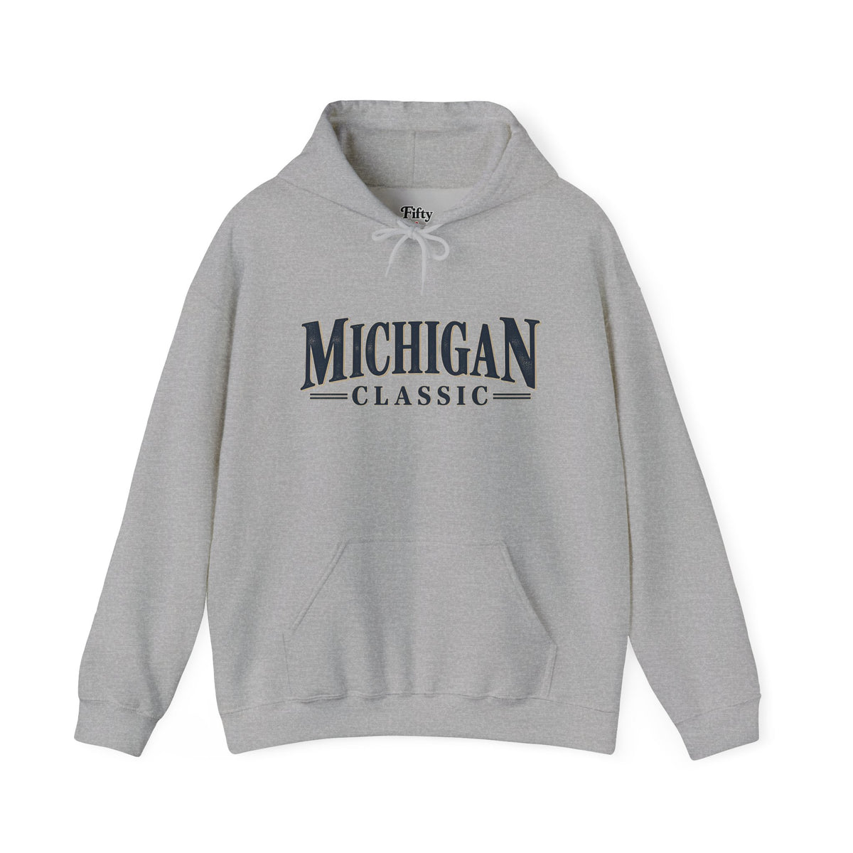 Michigan Classic Unisex Hoodie State Name Graphic