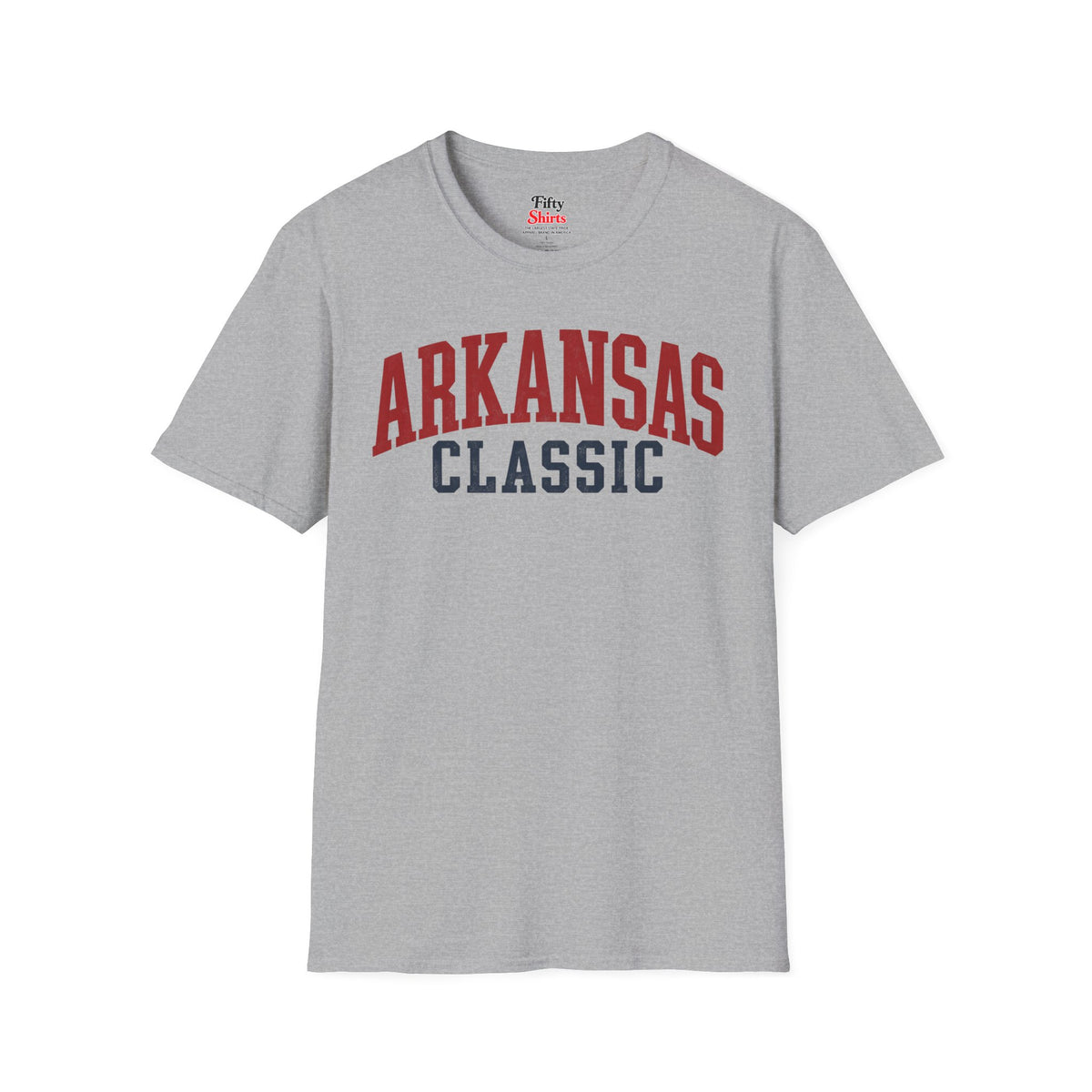 Arkansas Classic Unisex Softstyle T Shirt State Name Graphic Tee