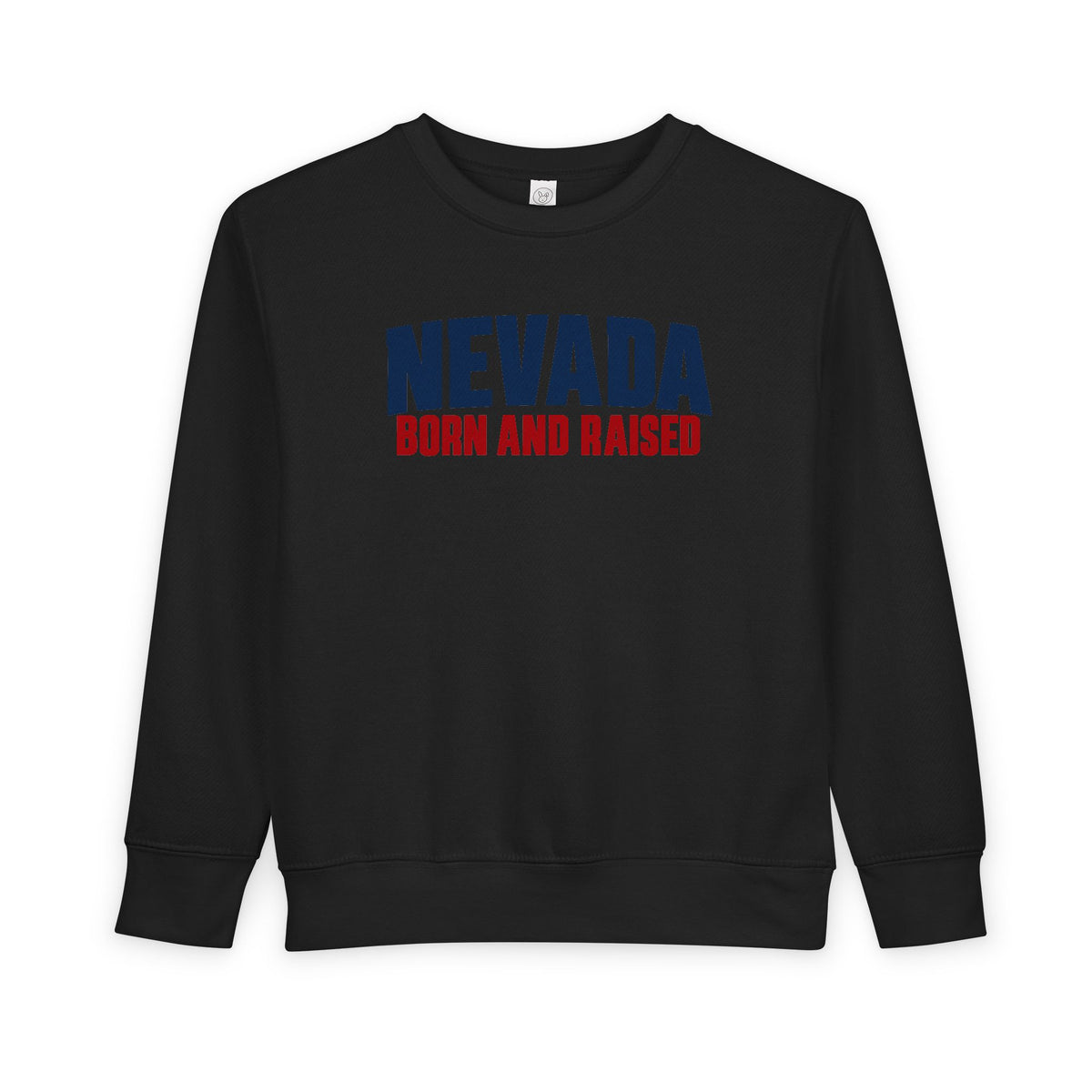 Nevada Born and Raised Minimal Heritage Unisex Toddler Sweatshirt