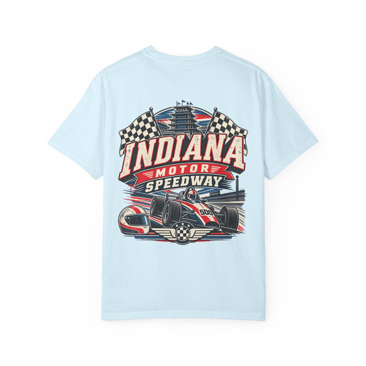 Indiana Motor Speedway Unisex Comfort Color 1717 Streetwear Graphic Tee