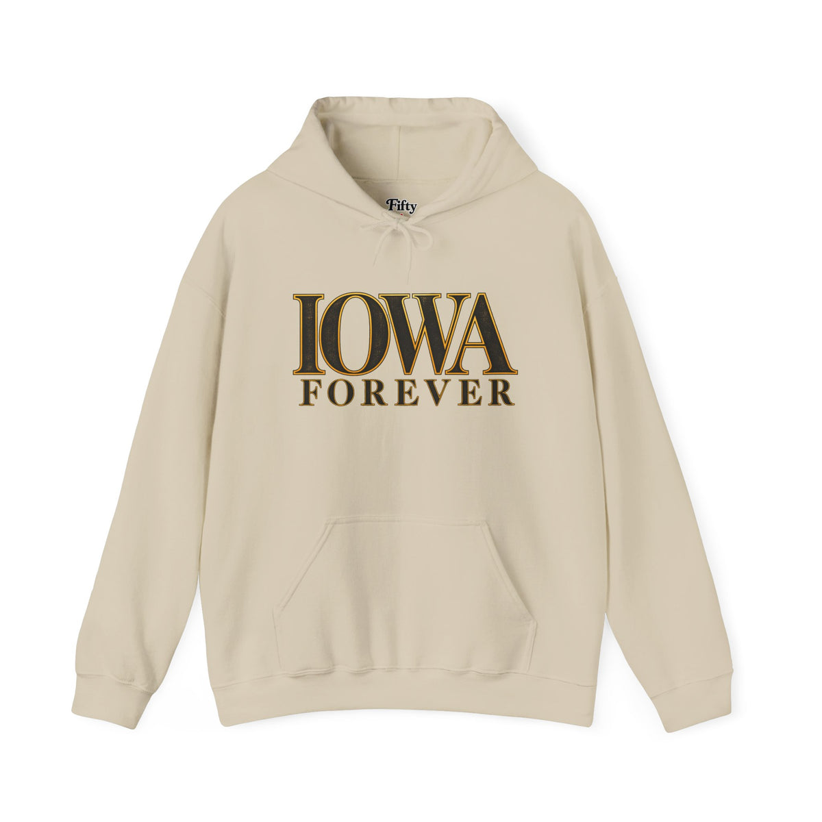Iowa Forever Unisex Hoodie State Name Graphic