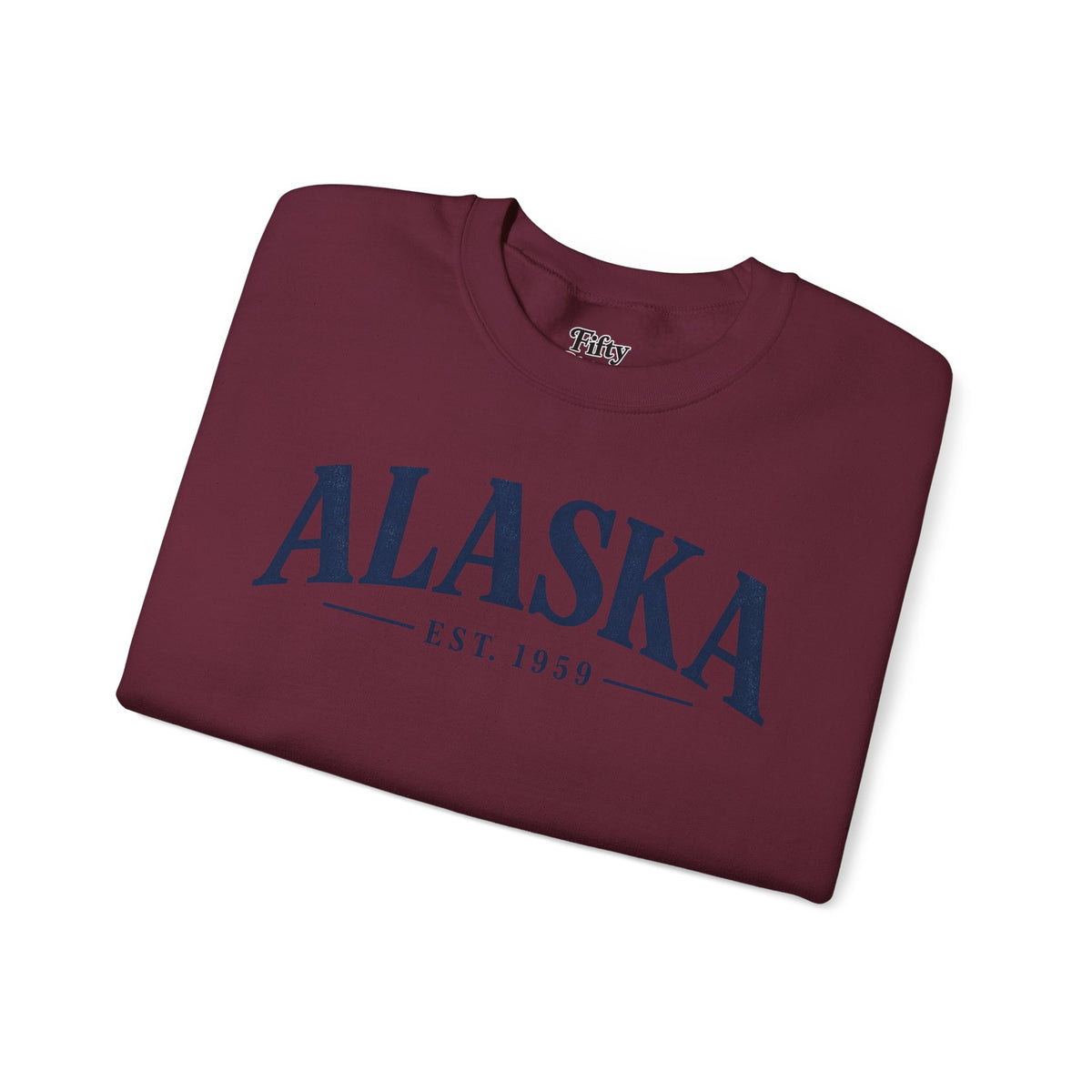 Alaska Est 1959 Unisex Crewneck Sweatshirt State Name Graphic