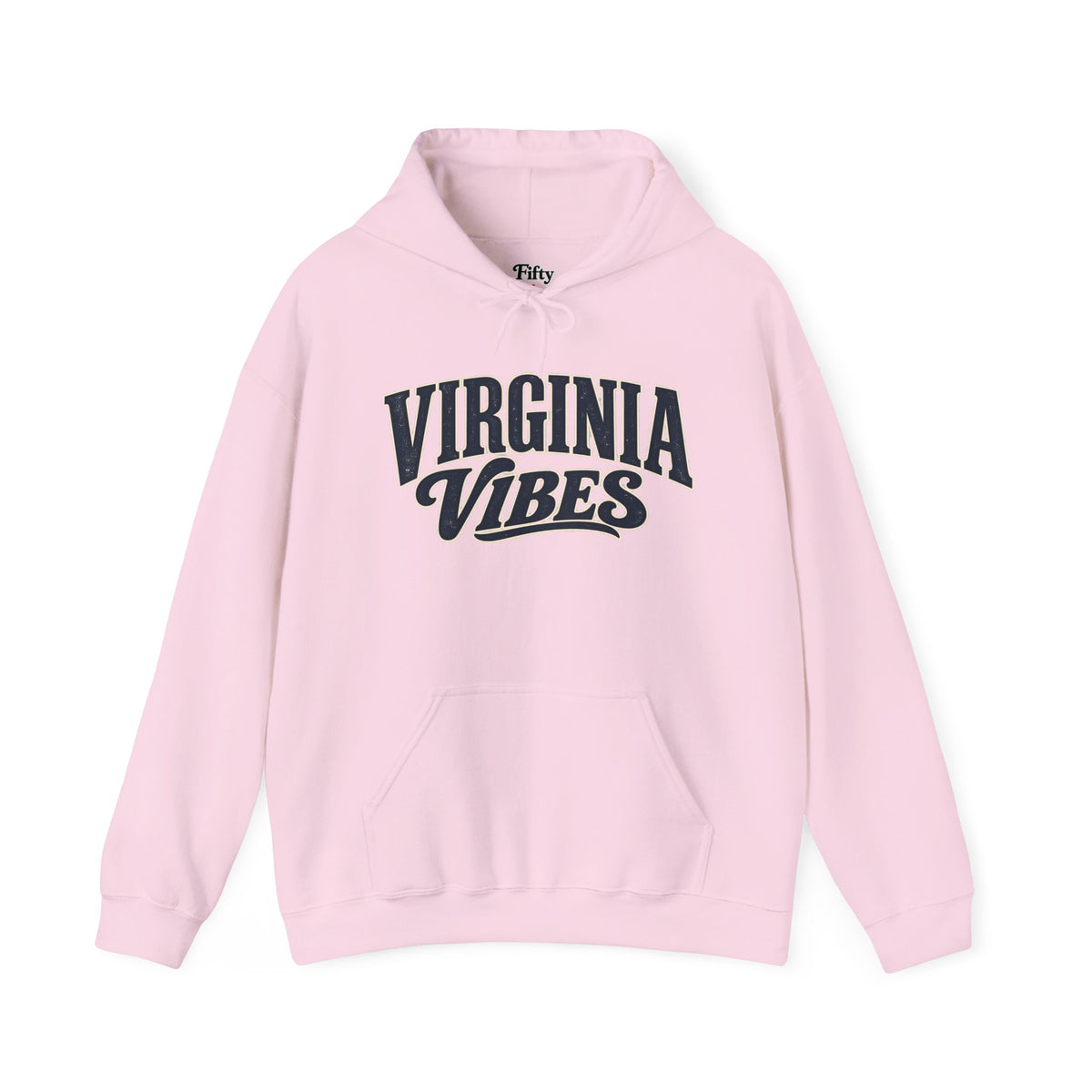 Virginia Vibes Unisex Hoodie State Name Graphic