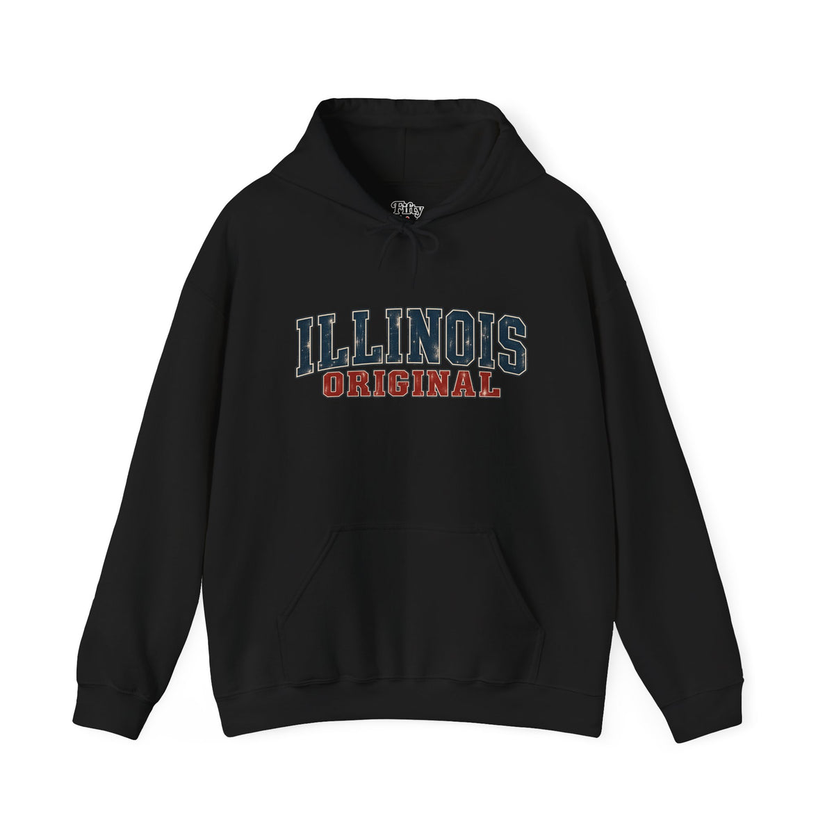 Illinois Original Unisex Hoodie State Name Graphic
