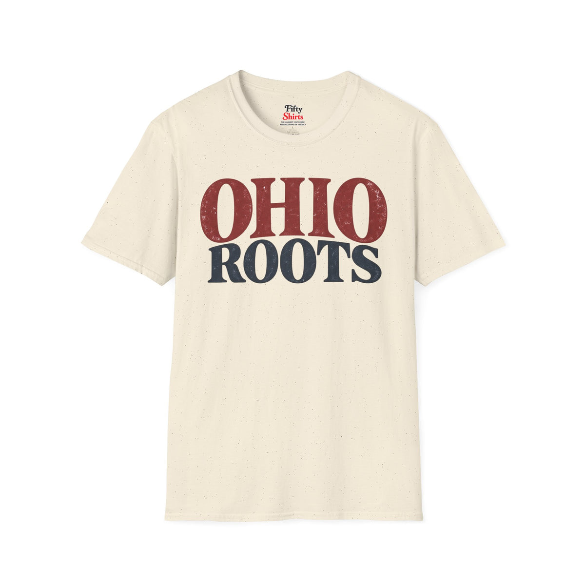 Ohio Roots Unisex Softstyle T Shirt State Name Graphic Tee