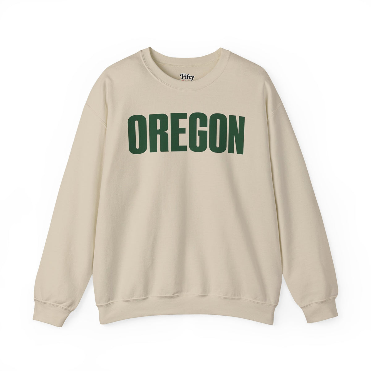 Oregon Unisex Crewneck Sweatshirt State Name Graphic