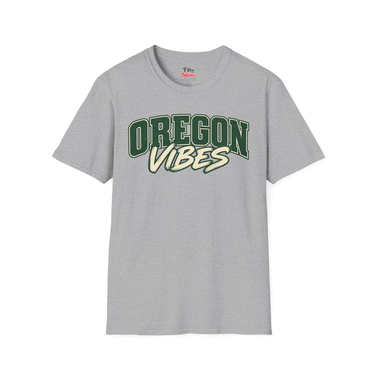 Oregon Vibes Unisex Softstyle T Shirt State Name Graphic Tee