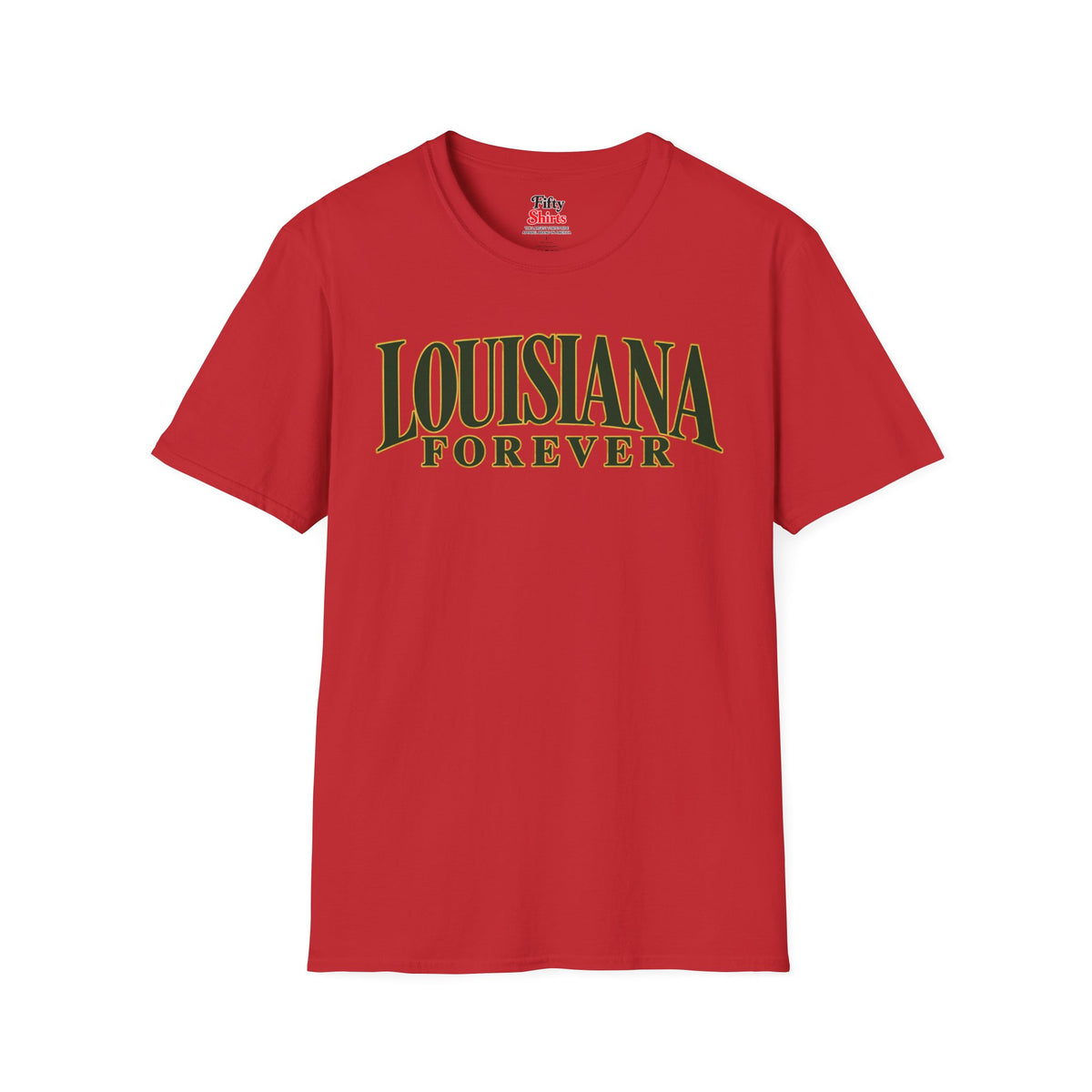 Louisiana Forever Unisex Softstyle T Shirt State Name Graphic Tee