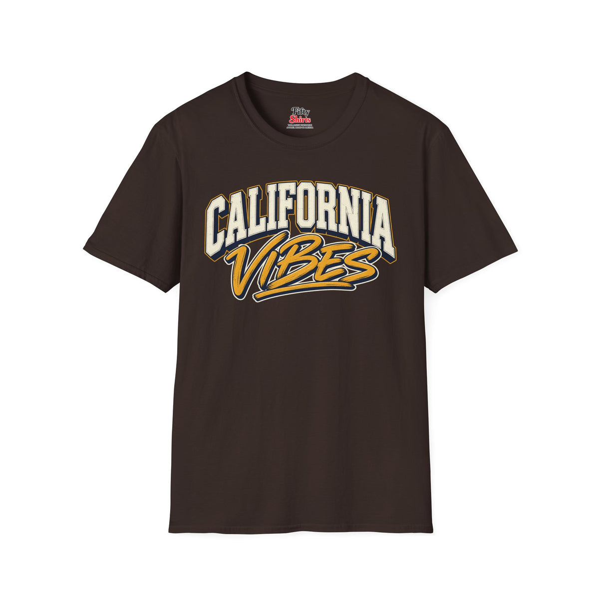 California Vibes Unisex Softstyle T Shirt State Name Graphic Tee