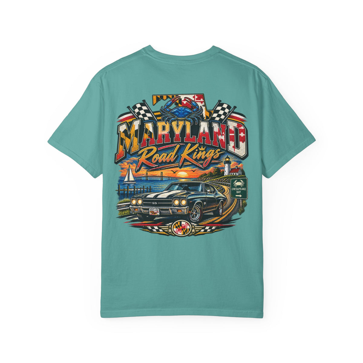 Maryland Road Kings Unisex Comfort Color 1717 Streetwear Graphic Tee