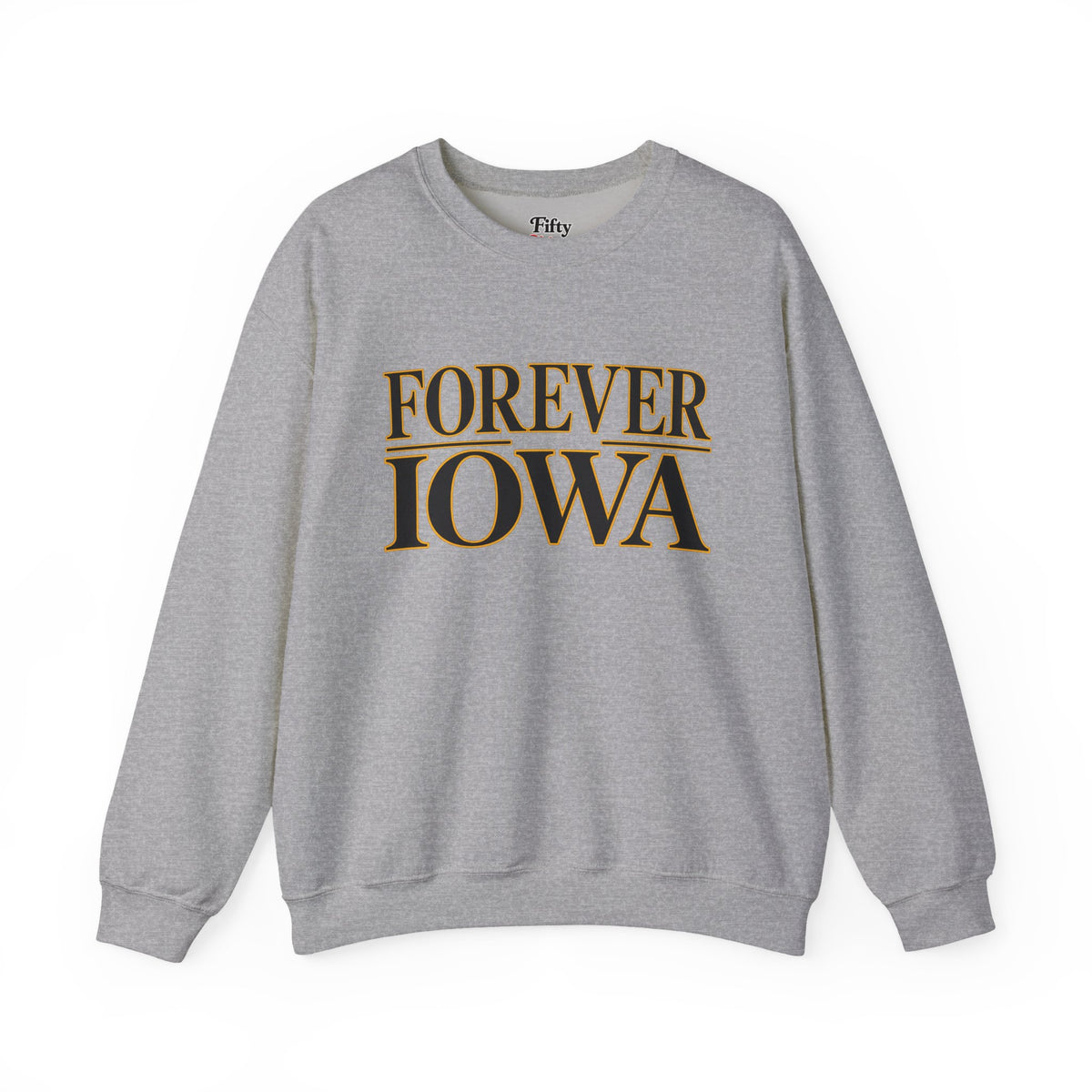 Forever Iowa Unisex Crewneck Sweatshirt State Name Graphic