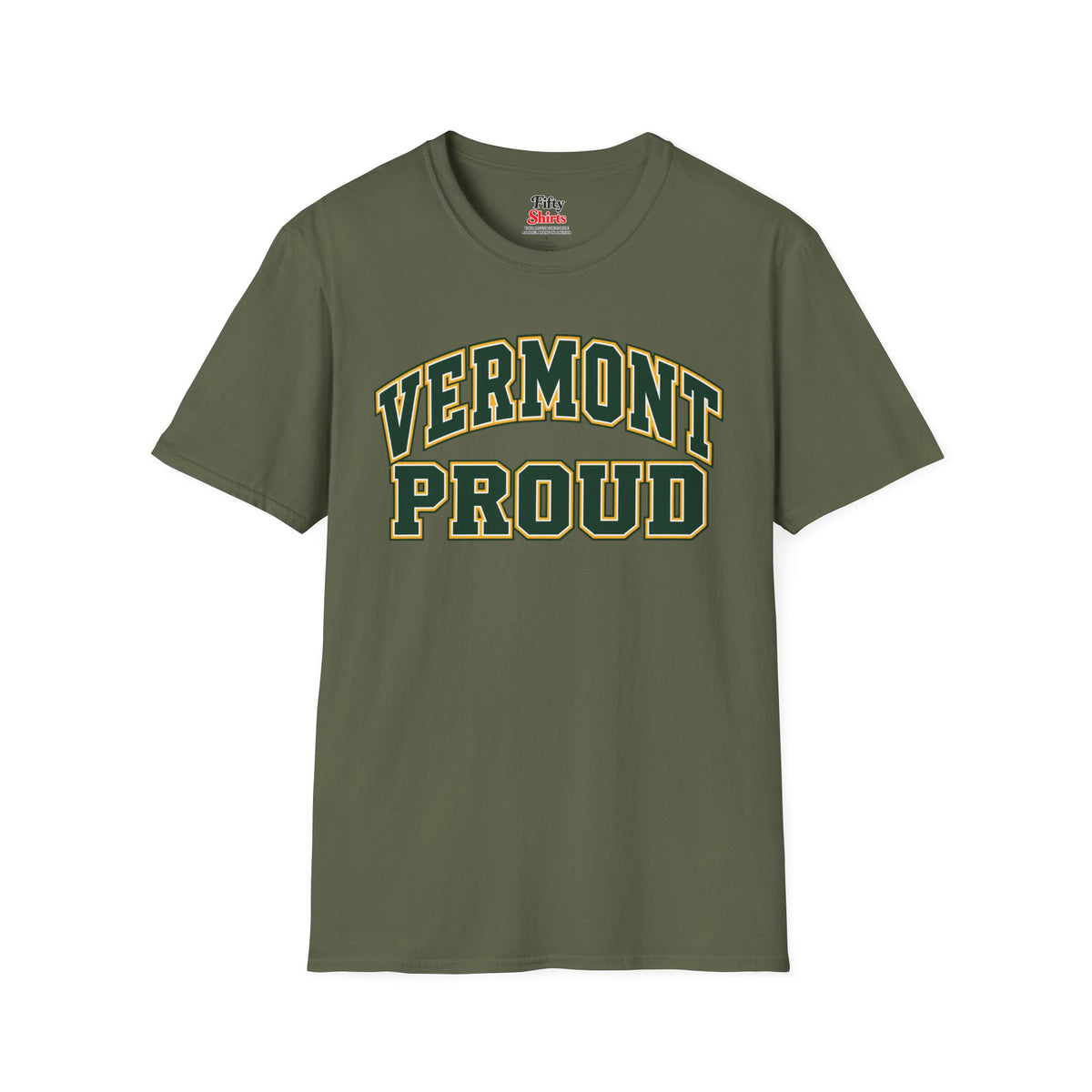 Vermont Proud Unisex Softstyle T Shirt State Name Graphic Tee