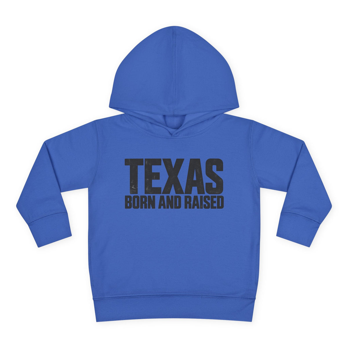 Texas Born and Raised Modern Minimal Unisex Toddler Pullover Fleece Hoodie