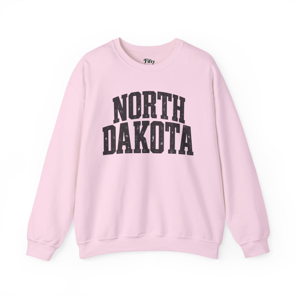 North Dakota Unisex Crewneck Sweatshirt State Name Graphic