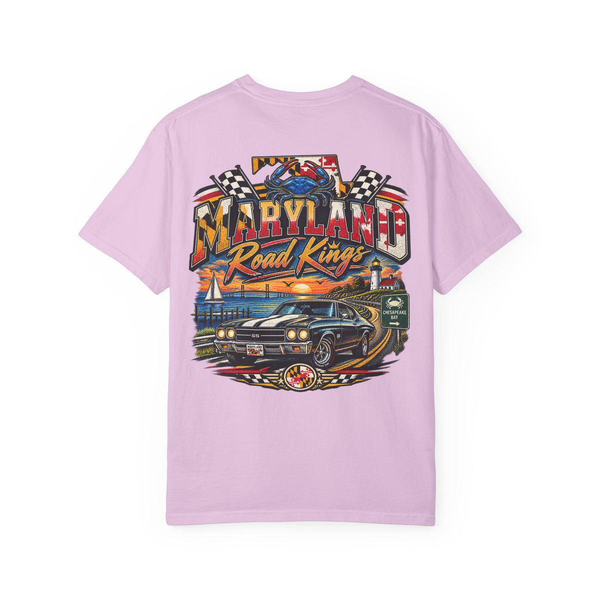 Maryland Road Kings Unisex Comfort Color 1717 Streetwear Graphic Tee