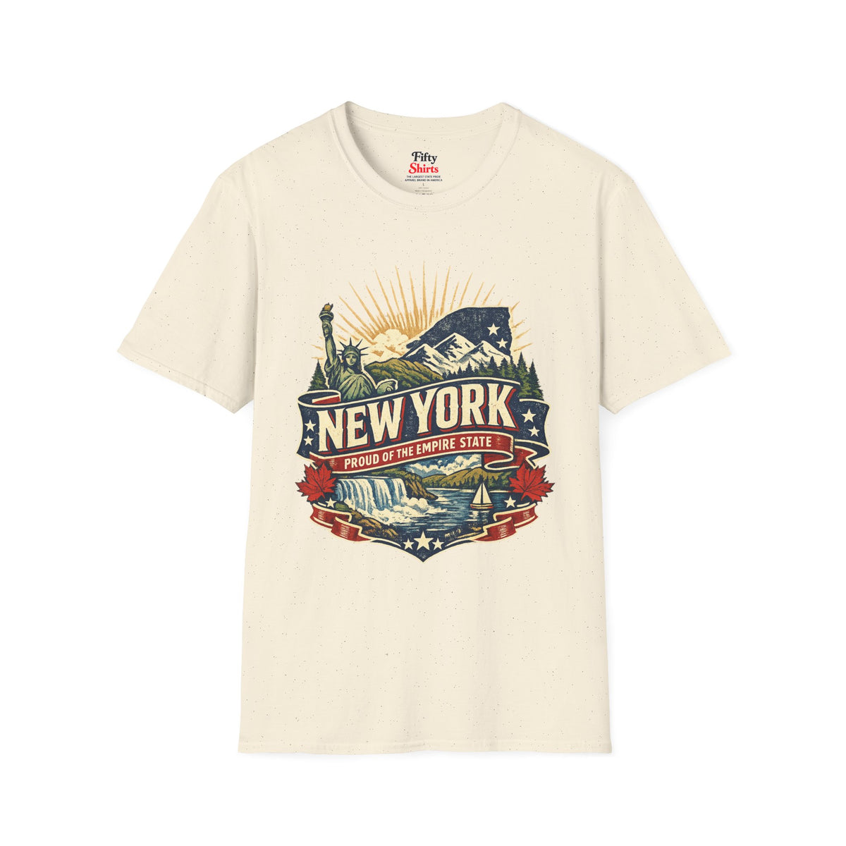 New York Pride Unisex Softstyle T Shirt State Pride Graphic Tee Collections FS03