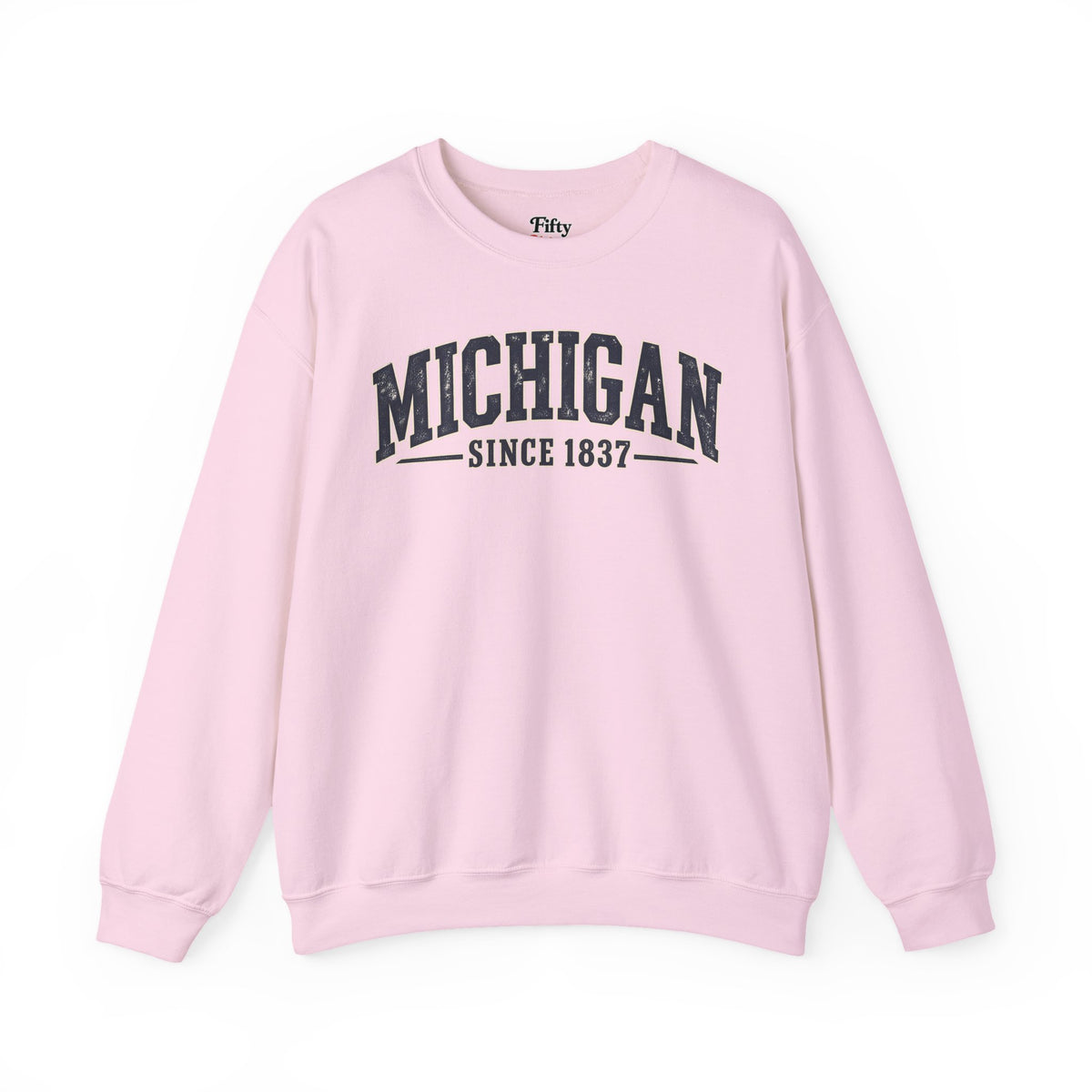 Michigan Since 1837 Unisex Crewneck Sweatshirt State Name Graphic