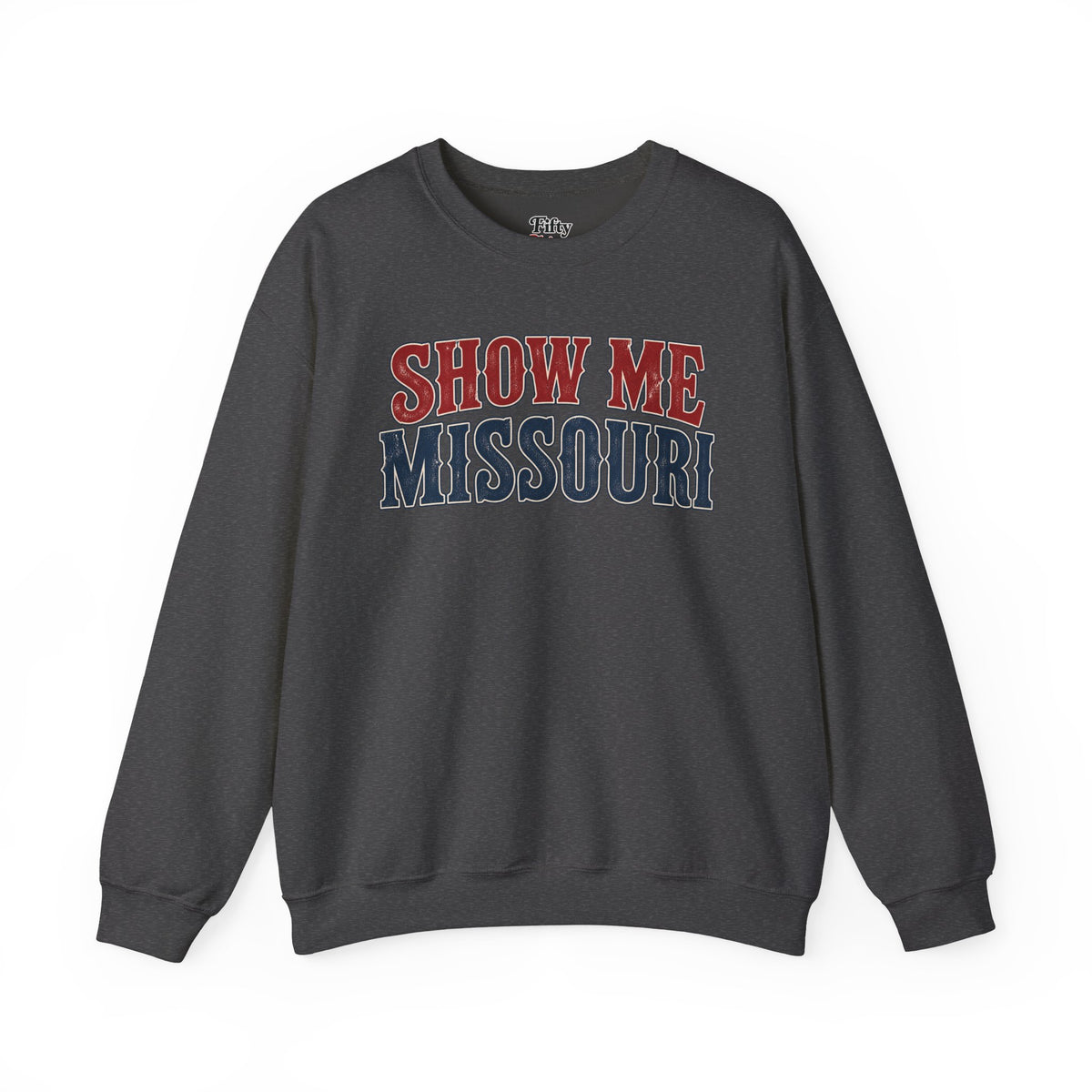 Show Me Missouri Unisex Crewneck Sweatshirt State Name Graphic