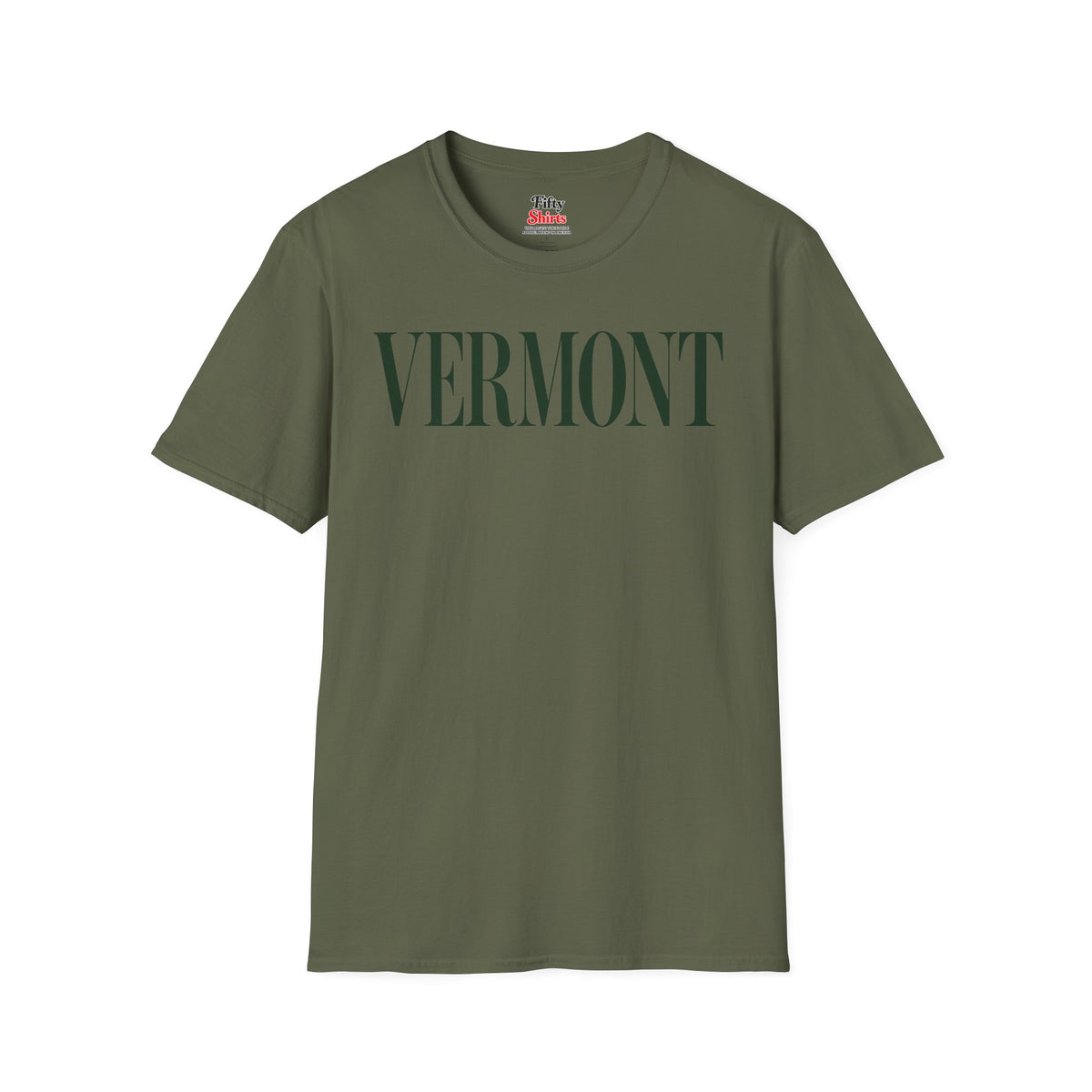 Vermont Unisex Softstyle T Shirt State Name Graphic Tee
