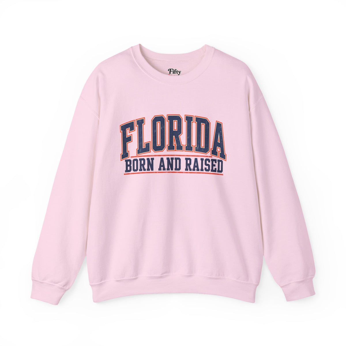 Florida Born and Raised Old-School Athletic Unisex Sweatshirt Graphic