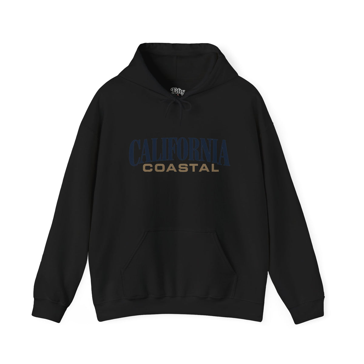 California Coastal Unisex Hoodie State Name Graphic