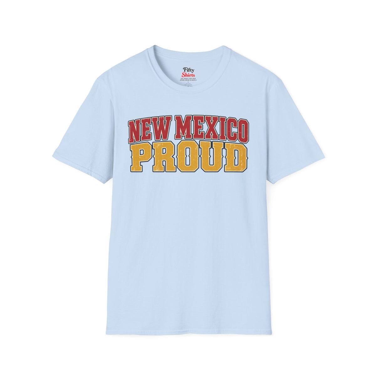 New Mexico Proud Unisex Softstyle T Shirt State Name Graphic Tee