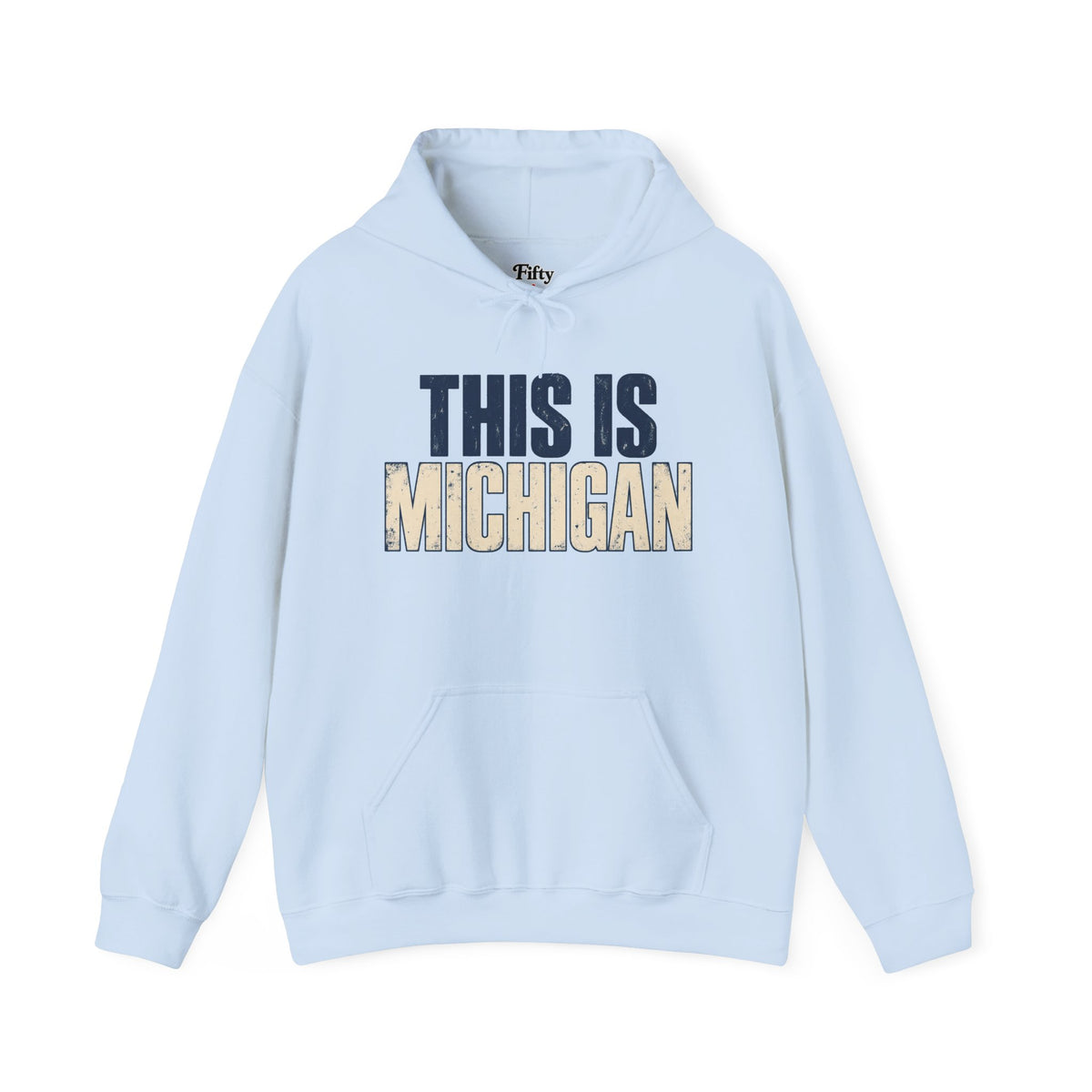 This is Michigan Unisex Hoodie State Name Graphic