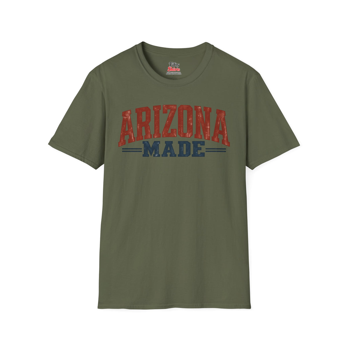 Arizona Made Unisex Softstyle T Shirt State Name Graphic Tee
